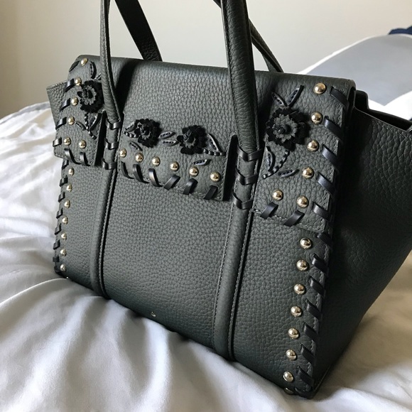 KATE SPADE | green and black floral purse - Picture 2 of 9